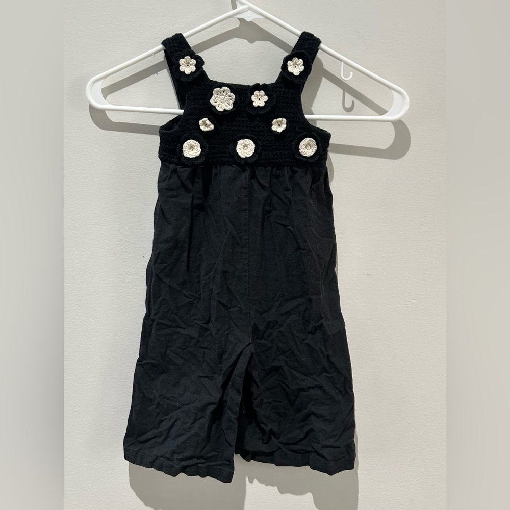 Zara Crochet Flower Jumpsuit